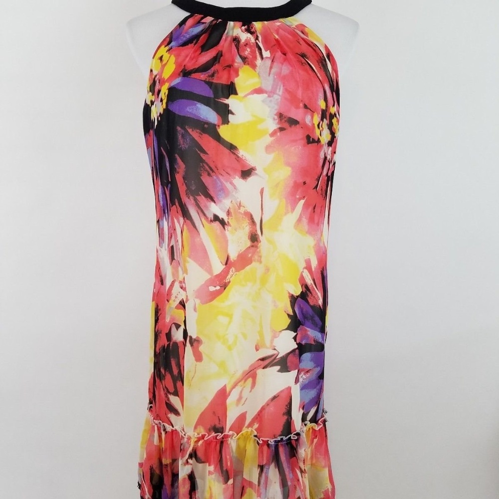Jonathan Martin Size 6 Sleeveless Floral Dress